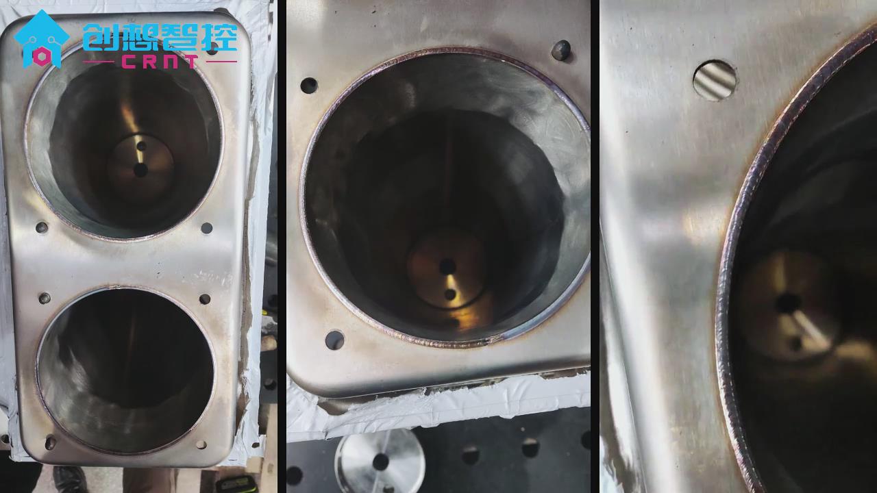 创想激光焊缝跟踪系统在冷凝器自动焊接的应用