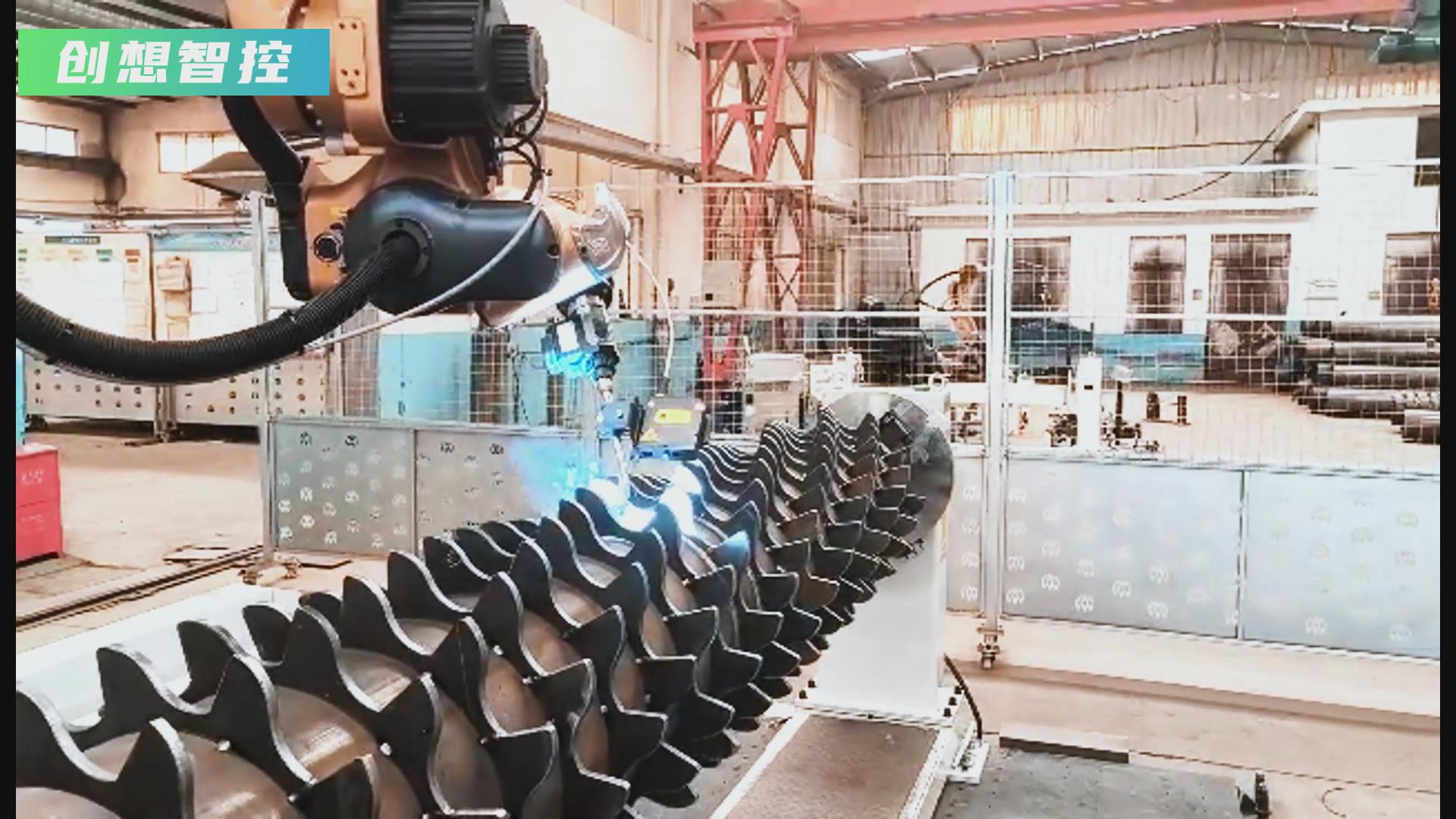 ky体育激光焊缝跟踪器携手广数机器人，赋能农机齿轮焊接智能化升级